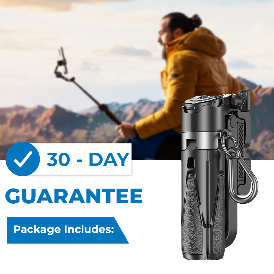 🔥Last Day 50% OFF🔥 MagicGrip Pro – Compact 3-in-1 Selfie Stick Tripod with Remote