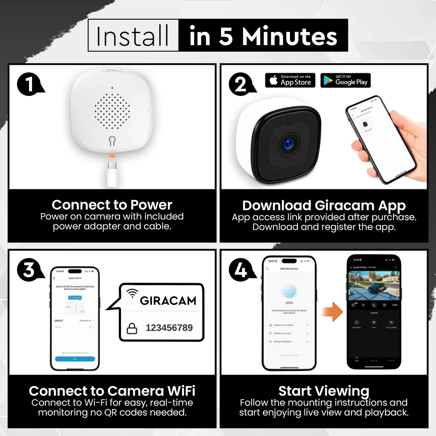 π₯ Crystal-clear 2K security camera π₯ Color Night Vision π 24/7 Recording & Smart Alerts π¨