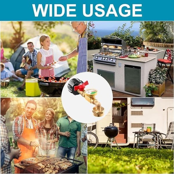 π₯ Top-Rated Propane Refill Elbow Adapter with Tank Gauge
