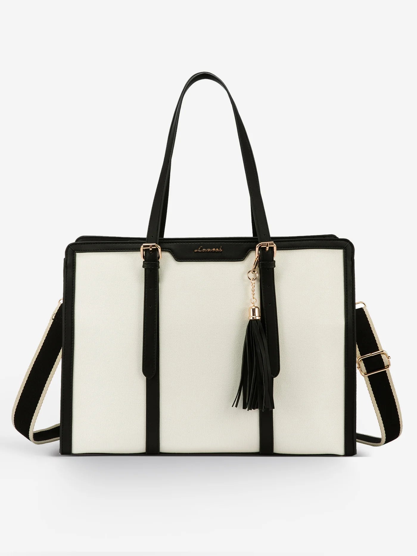 Laptop Bag for Women 17 inch Lightweight Canvas Laptop Tote Bag
