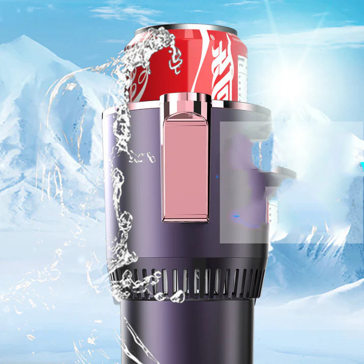 🚗🥤 2-in-1 Smart Car Cup – Cooler❄️ & 🔥 Warmer for Perfect Drinks Anytime!