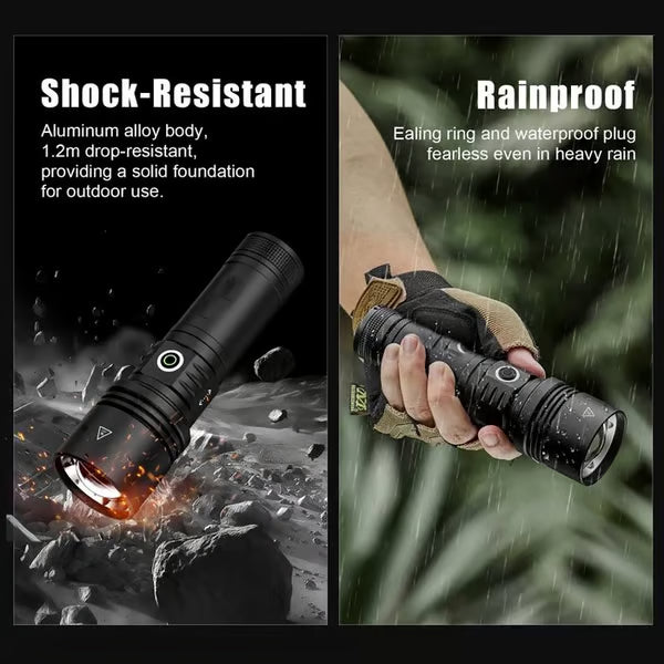 Fathers Day Giftš„Strong Flashlight Camping Light