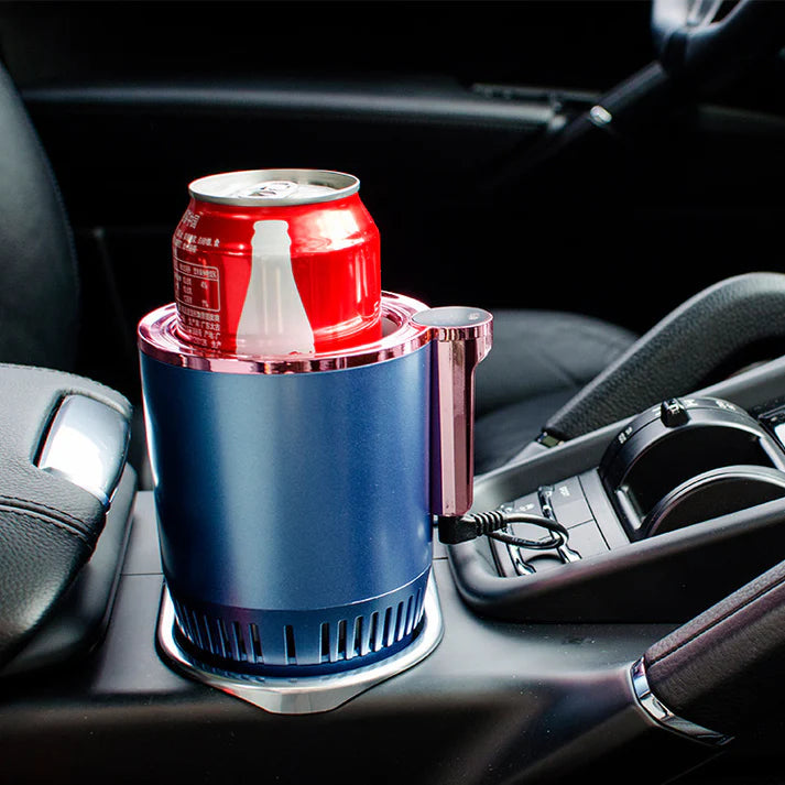 🚗🥤 2-in-1 Smart Car Cup – Cooler❄️ & 🔥 Warmer for Perfect Drinks Anytime!