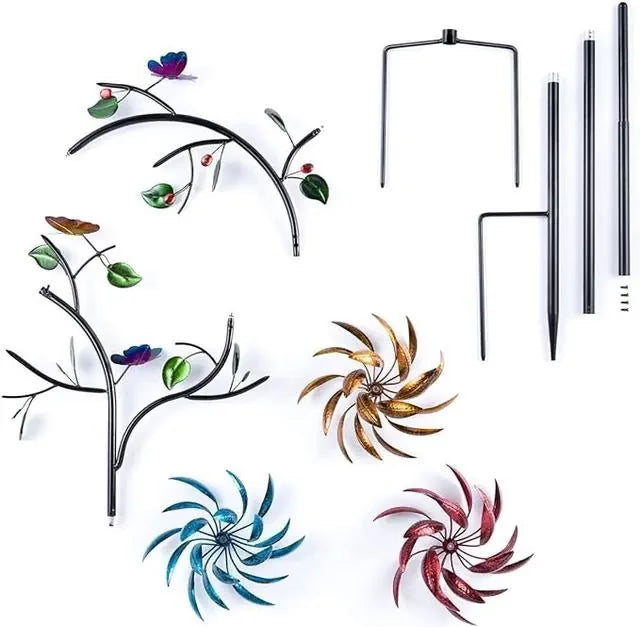 π₯π₯70% OFF -Beautiful Summer Multi Colored Flowers Wind Spinner