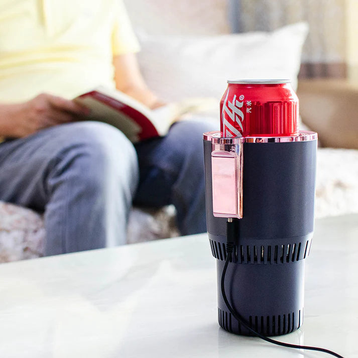🚗🥤 2-in-1 Smart Car Cup – Cooler❄️ & 🔥 Warmer for Perfect Drinks Anytime!