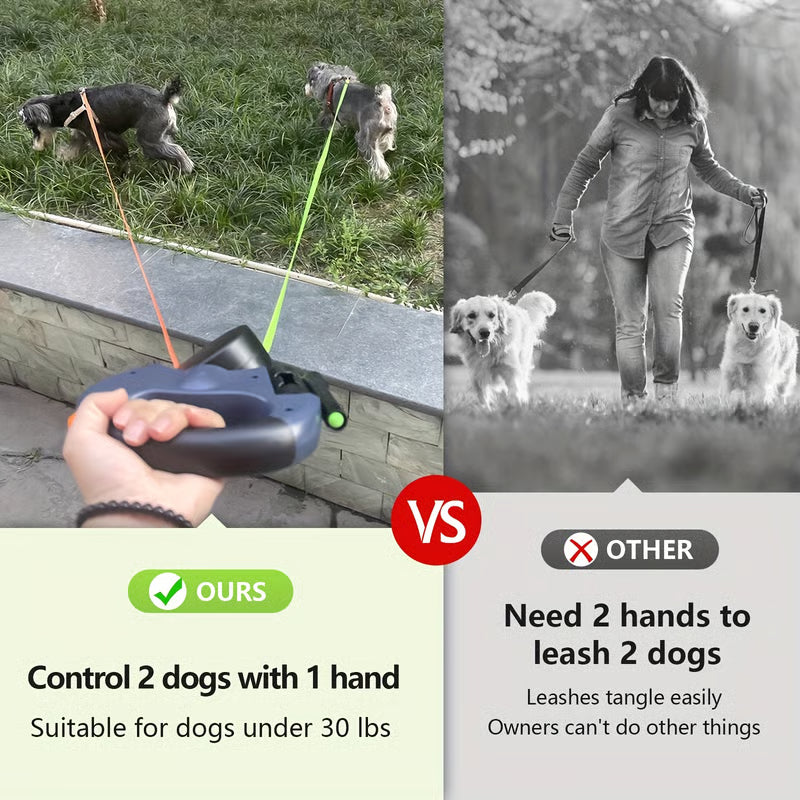 🔥Last Day Sale 50% Off - Dual-Dog Leash System