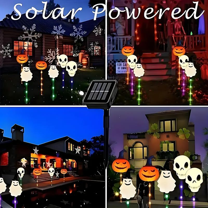 🔥Halloween Early Discount 49% Off🔥A Set Of 6 Pcs, Halloween Solar Garden Lights VNP