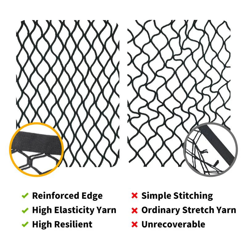 Highly Elastic Truck Bed Net – Heavy-Duty, 100% Authentic