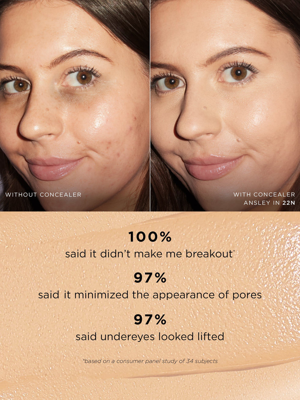 Big Stick Energy duo - shape tape concealer stick & brush VNP