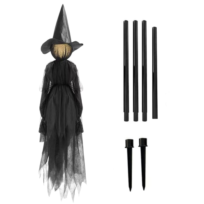 🔥Last Day 49% OFF🎃2025 Halloween Sale 🧙♀️Lighted Halloween Witch Stakes VNP