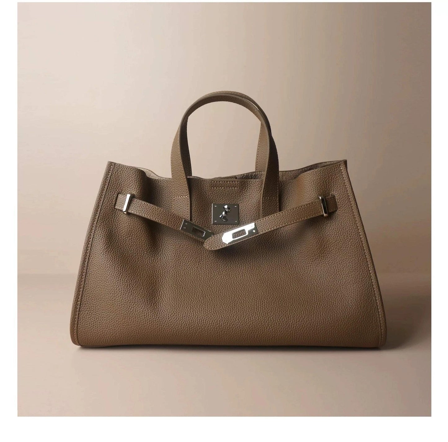 Urban Luxe — Genuine Leather Power Tote. Women’s shoulder bag