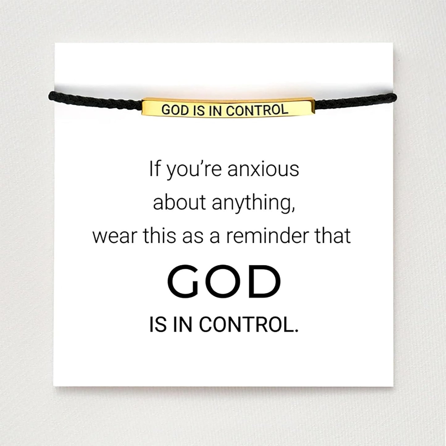 ✨Last Day Only $9.99🕊️"Faith Anchored" Prayer Bracelet - 🙏God is in Control VNP