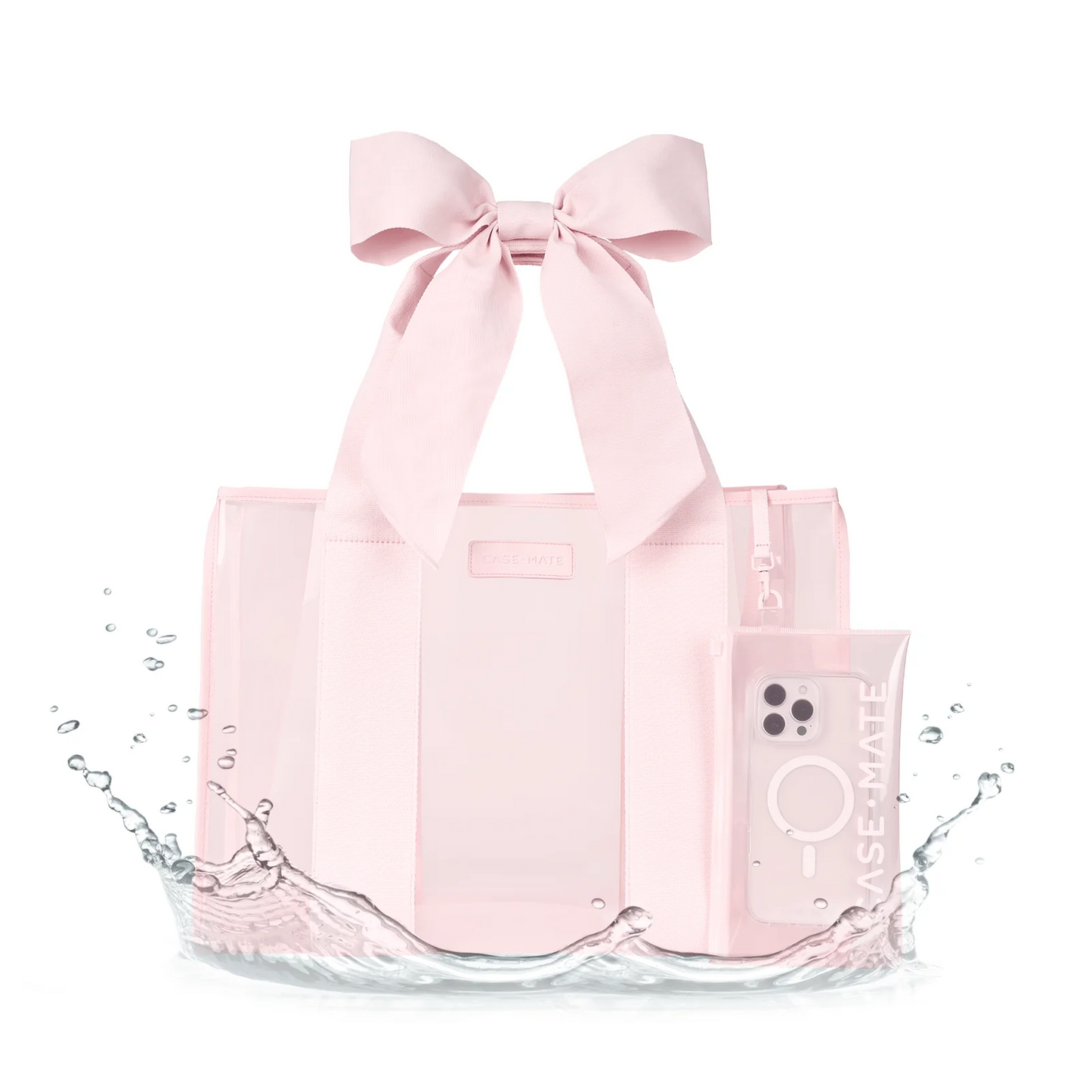 Bow Beach Tote With Phone Pouch VNP