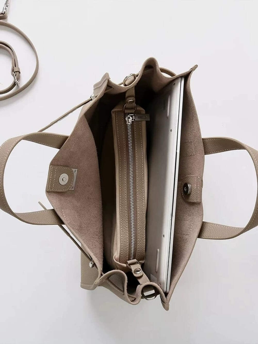 Urban Luxe — Genuine Leather Power Tote. Women’s shoulder bag