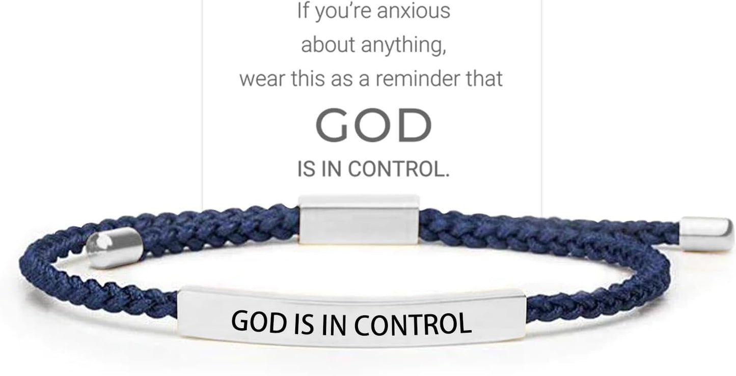 ✨Last Day Only $9.99🕊️"Faith Anchored" Prayer Bracelet - 🙏God is in Control VNP