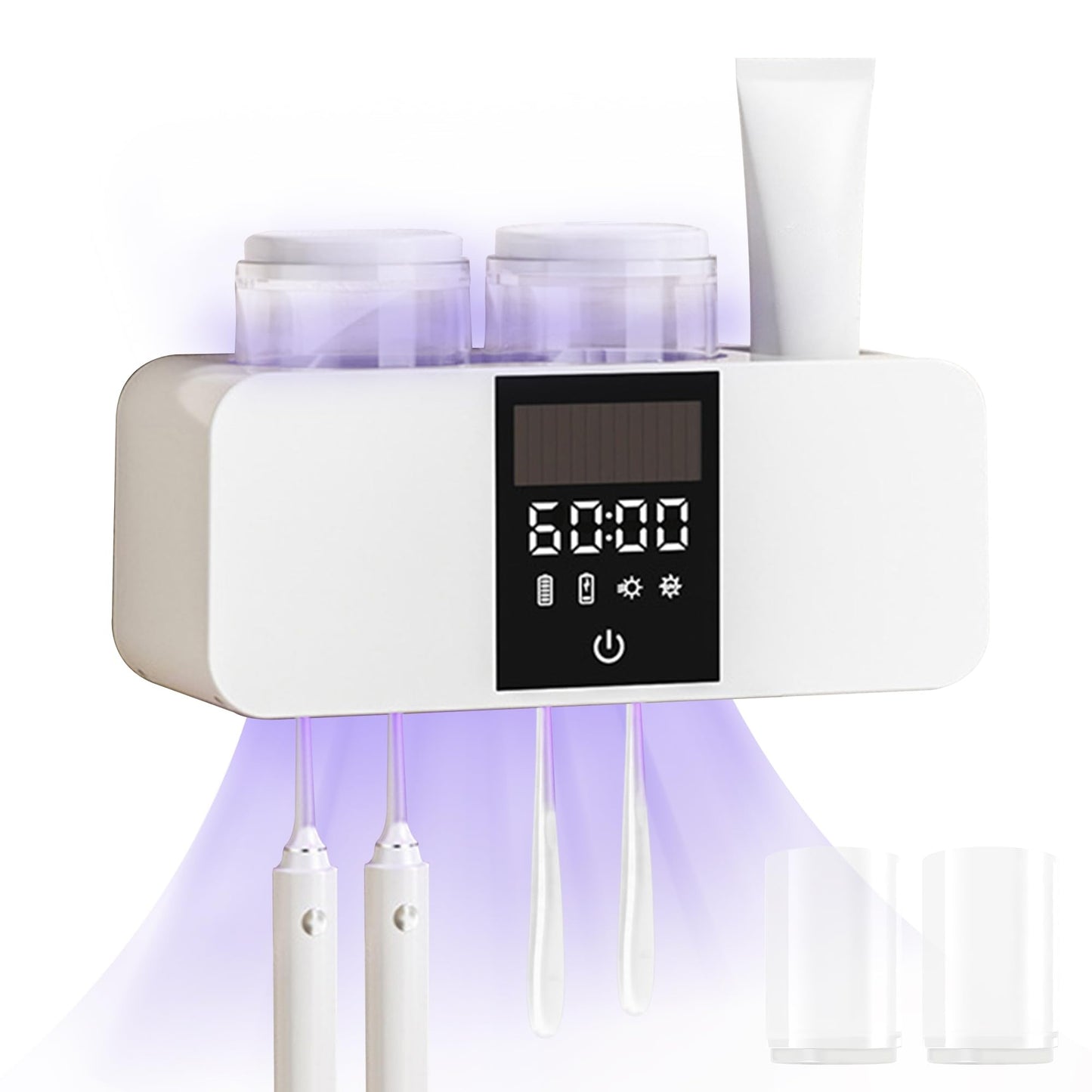Smart UV Toothbrush Sterilizer & Organizer – “ihave” Wall-Mounted Solution for the Whole Family