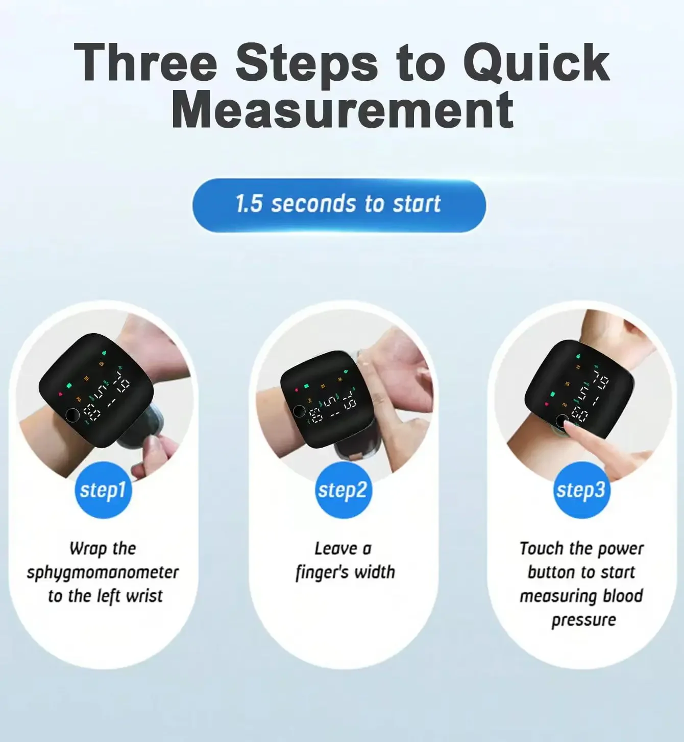 Wrist Blood Pressure Monitor Led Display VNP