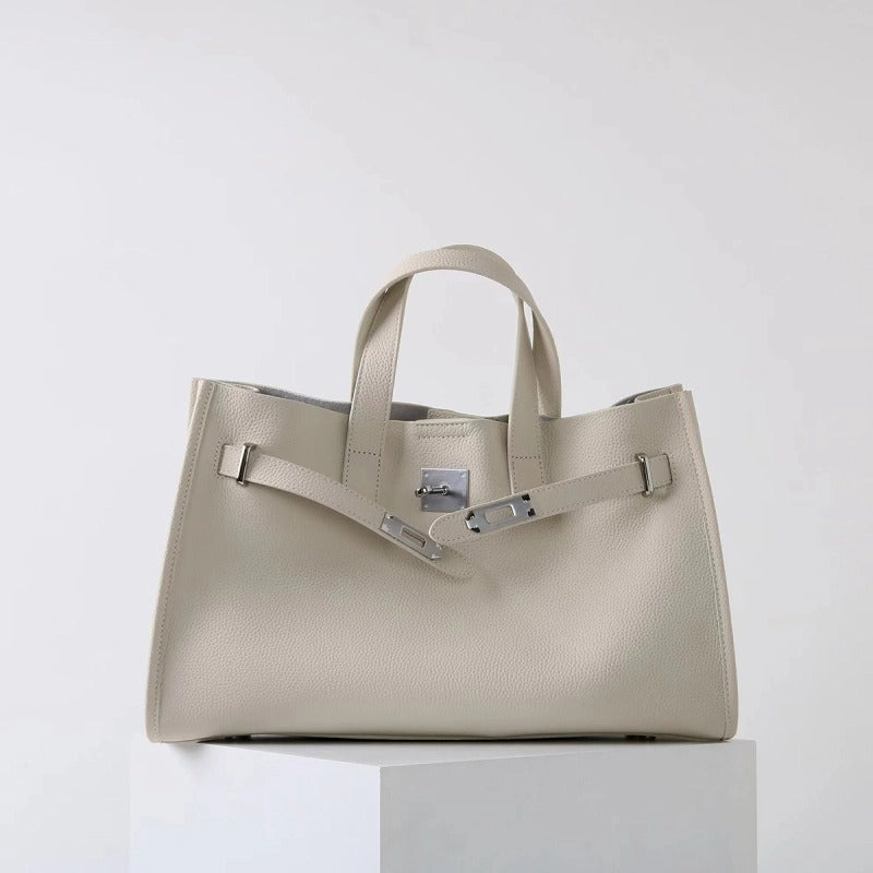 Urban Luxe — Genuine Leather Power Tote. Women’s shoulder bag