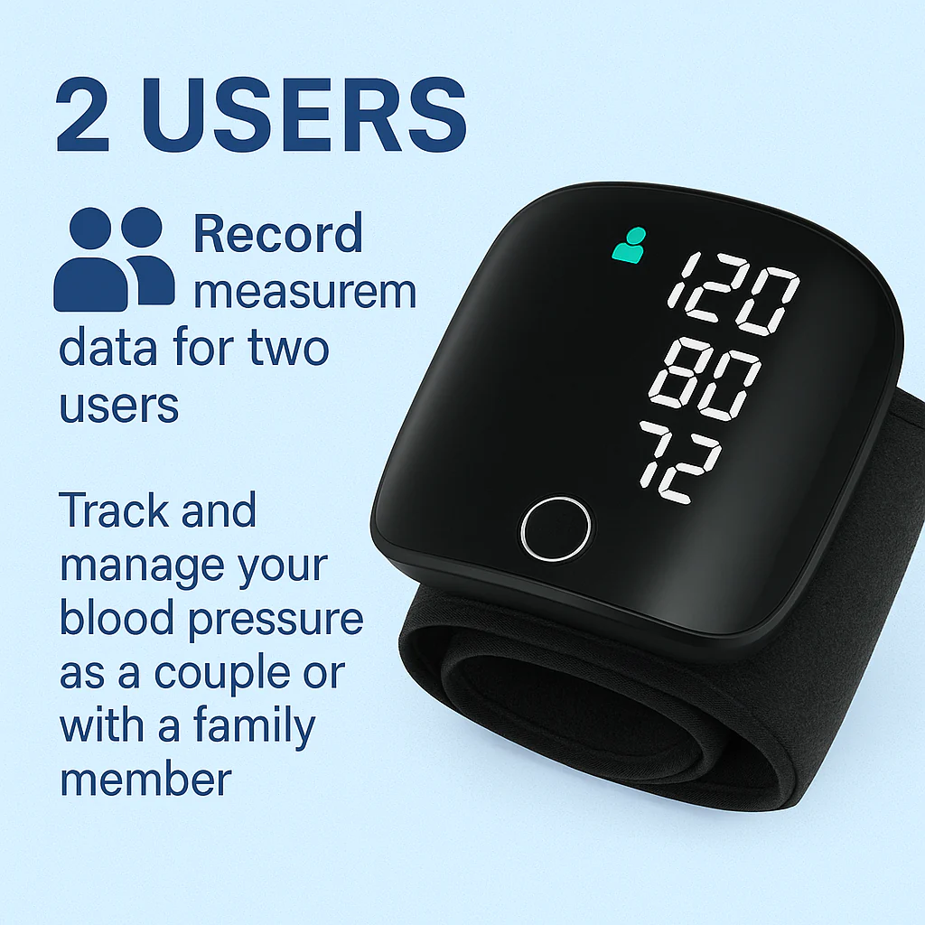 Wrist Blood Pressure Monitor Led Display VNP
