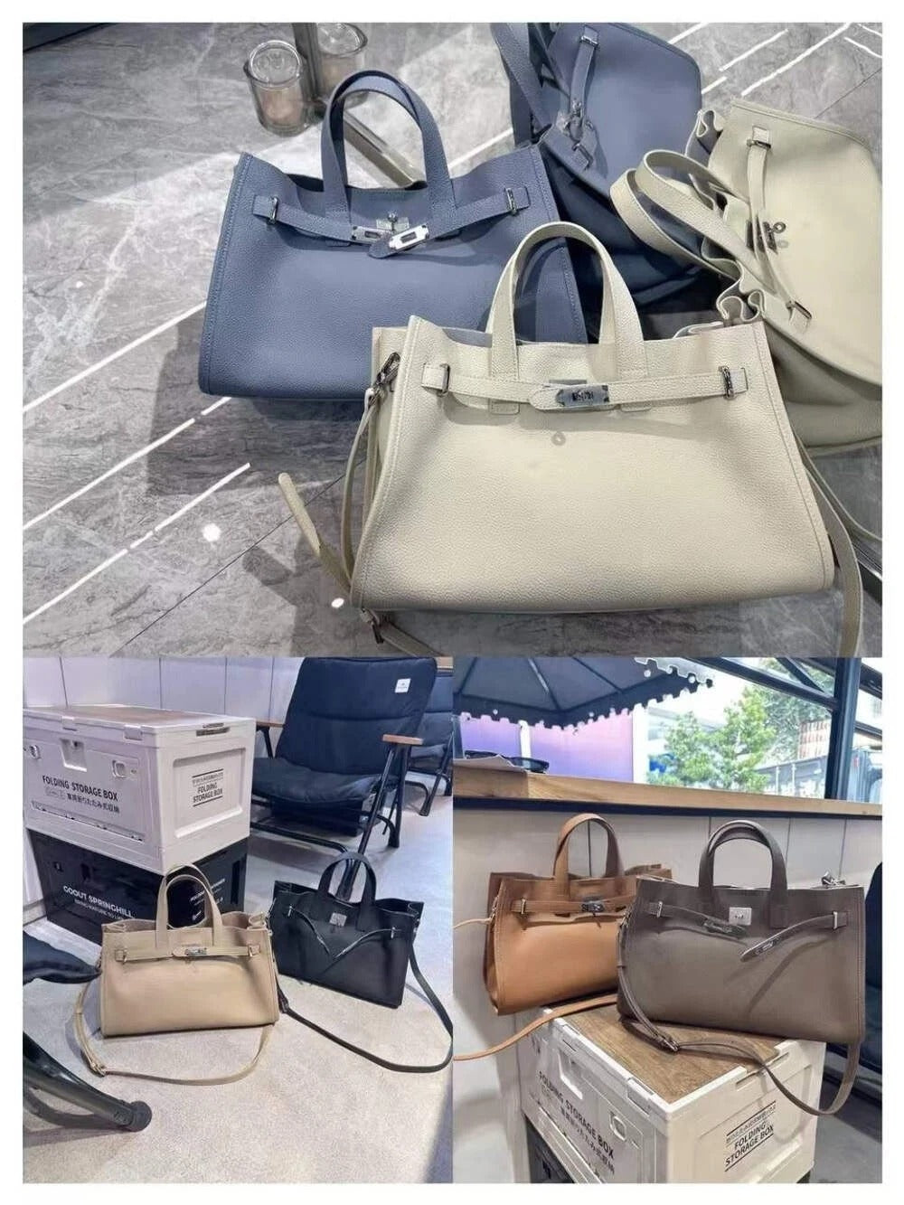 Urban Luxe — Genuine Leather Power Tote. Women’s shoulder bag