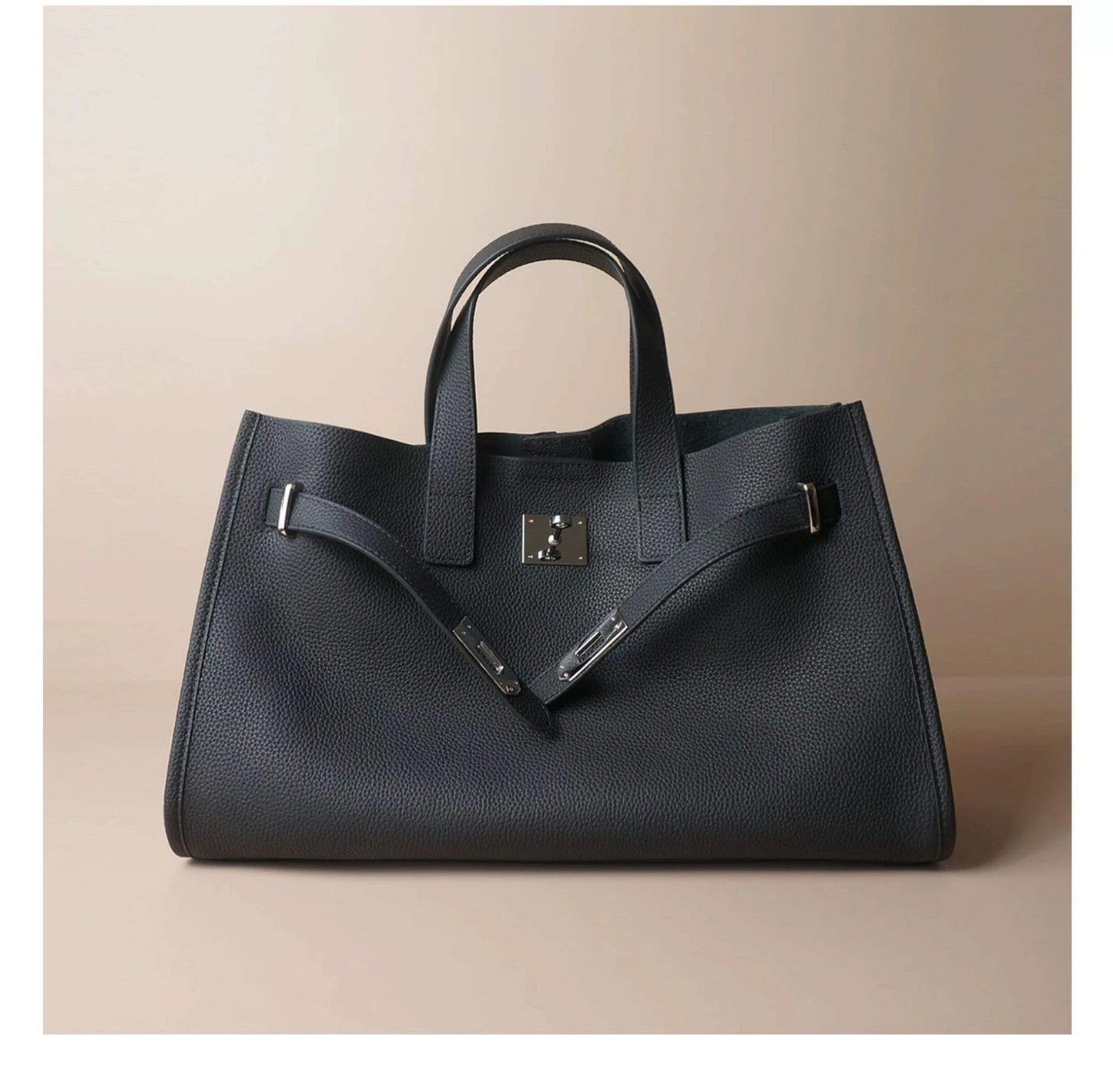 Urban Luxe — Genuine Leather Power Tote. Women’s shoulder bag