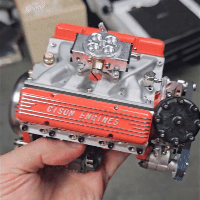 🎉Last Day Promotion 50% OFF🔥-Gasoline OHV V8 Small-block Engine Model Kits