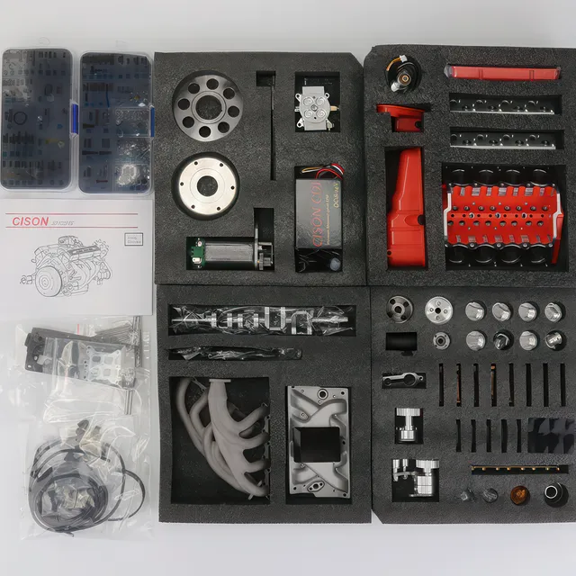 🎉Last Day Promotion 50% OFF🔥-Gasoline OHV V8 Small-block Engine Model Kits