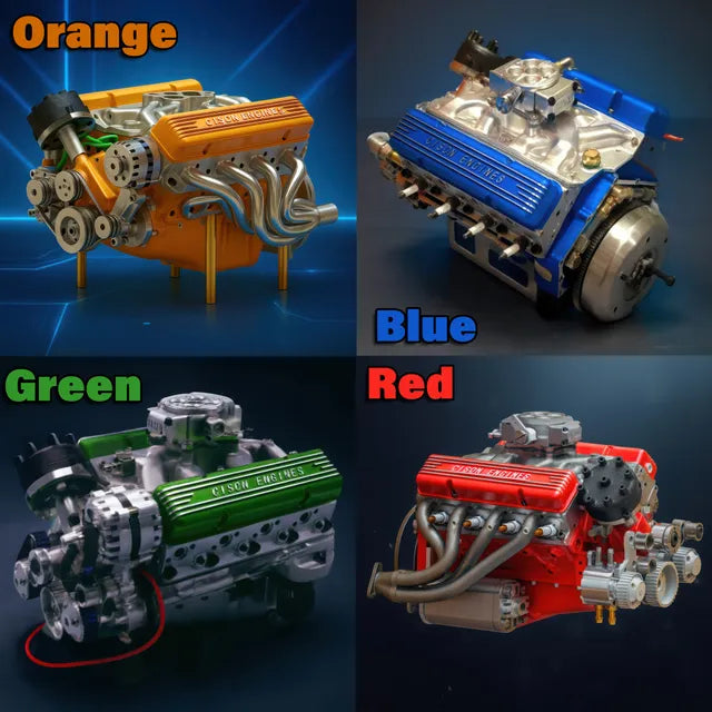 🎉Last Day Promotion 50% OFF🔥-Gasoline OHV V8 Small-block Engine Model Kits