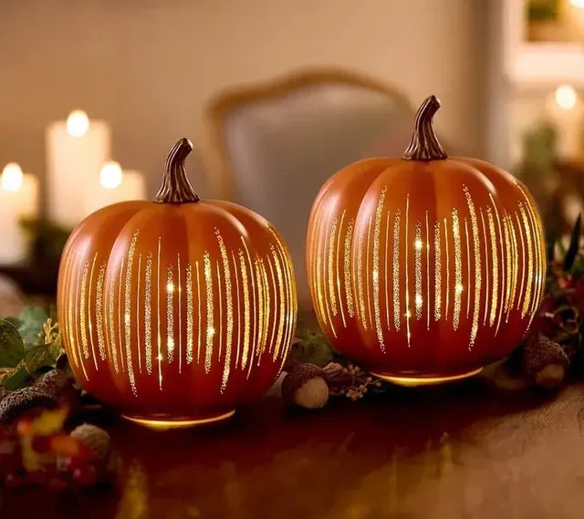 🔥2025 HOT SALE - 🎃✨ Illuminated Starry Night Pumpkins by Valerie✨- LHT