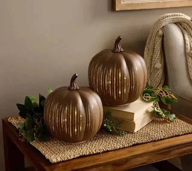 🔥2025 HOT SALE - 🎃✨ Illuminated Starry Night Pumpkins by Valerie✨- LHT