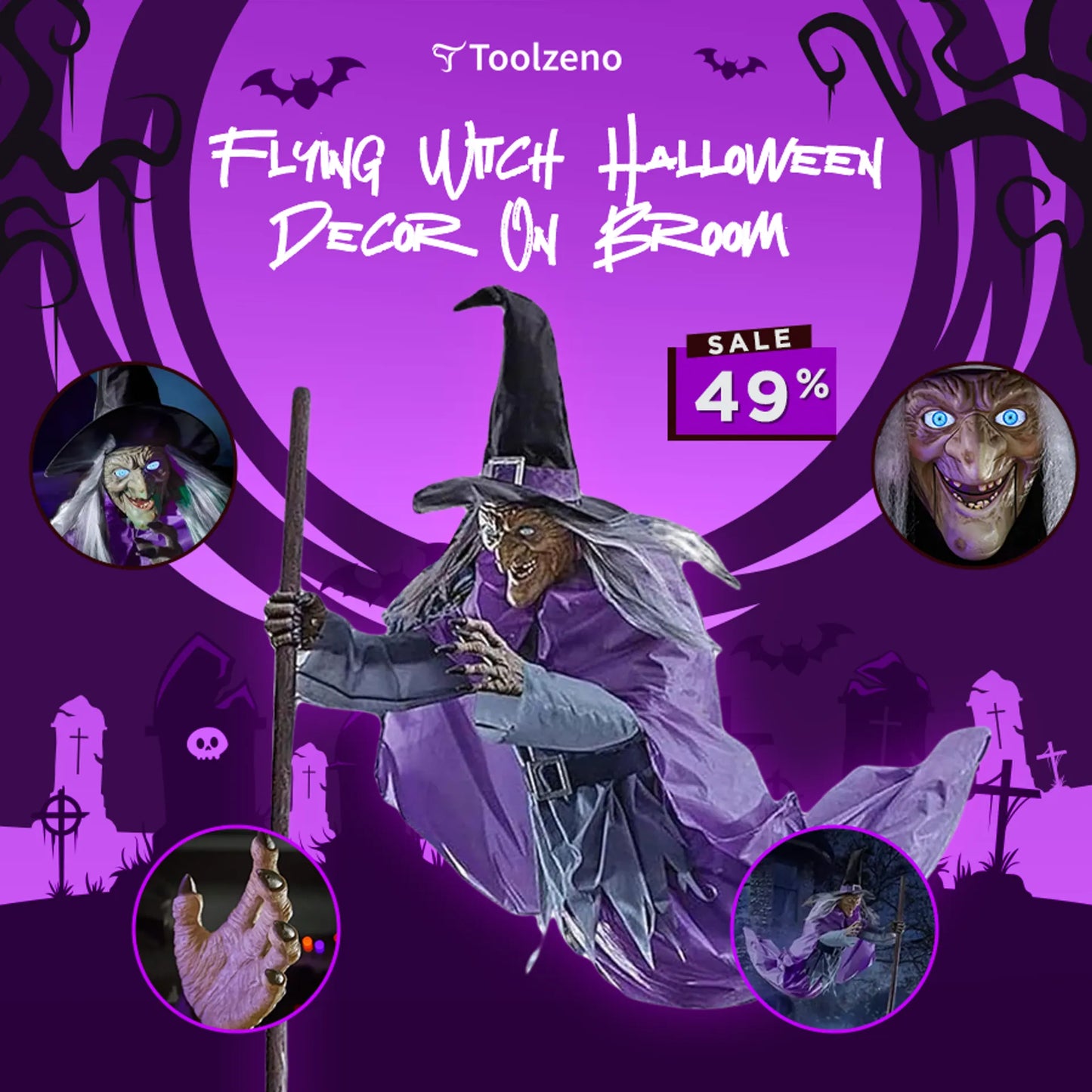 🔥Early Halloween Promotion 70% OFF - 🧙♀️Flying Witch