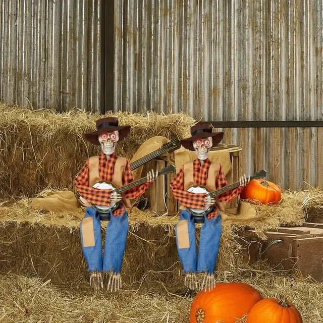 🔥Halloween Pre Sale 49% OFF - 💀Funny Animated Dueling Banjo Skeletons - LHT