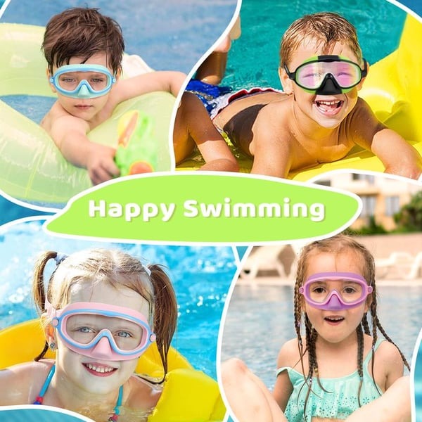 🥽 Kids Swimming Goggles 6–16 Years – UV & Anti-Fog, Leak-Proof, Wide View