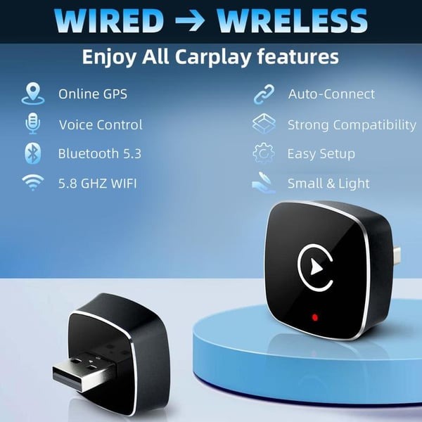 Your Car, Upgraded - Wireless carplay Adapter