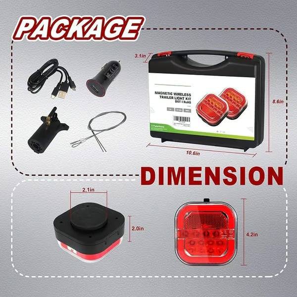 πCAR LED TRAILER LIGHTS (2Pcs/Kit)π‘