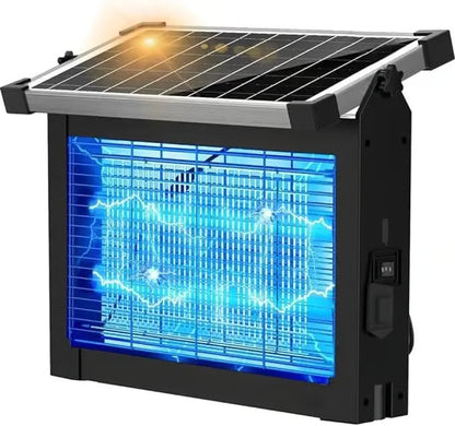 🌿 Solar-Powered Bug Zapper – The Ultimate Mosquito Solution!