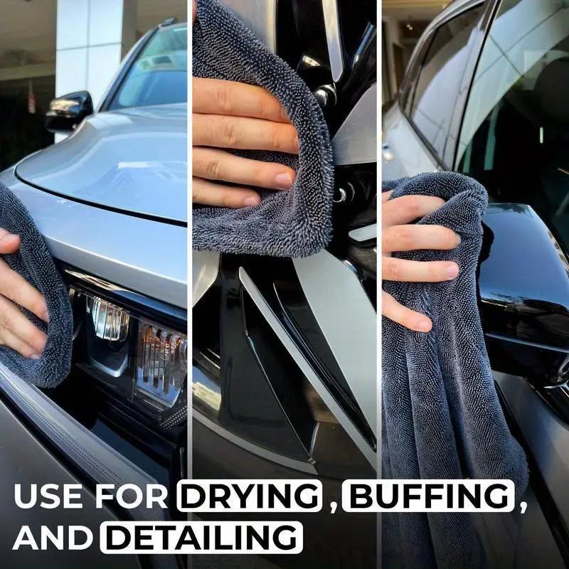 HyperDry Microfiber Car Towel – 36''x28'', 1400GSM