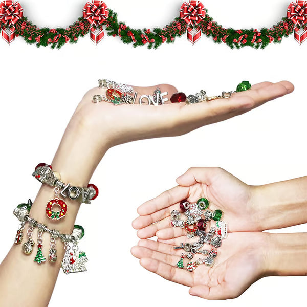 DIY 24 Days Christmas Countdown Calendar Bracelets Set - LHT