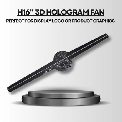 3D Hologram Advertising Fan Projector (16.5" LED Display)
