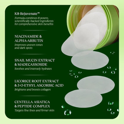 JIYU Toner Pads – Dermatologist-Tested, K-Beauty Inspired