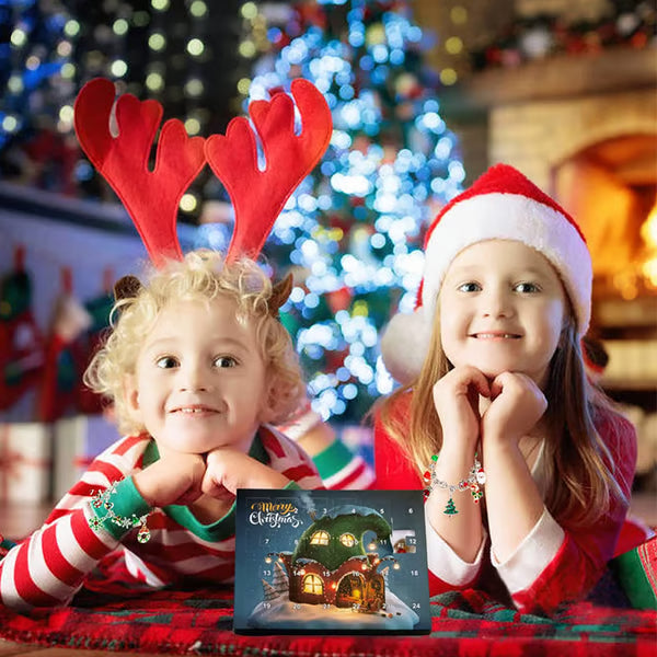 DIY 24 Days Christmas Countdown Calendar Bracelets Set - LHT