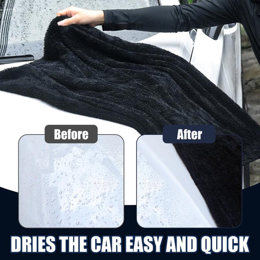 HyperDry Microfiber Car Towel – 36''x28'', 1400GSM