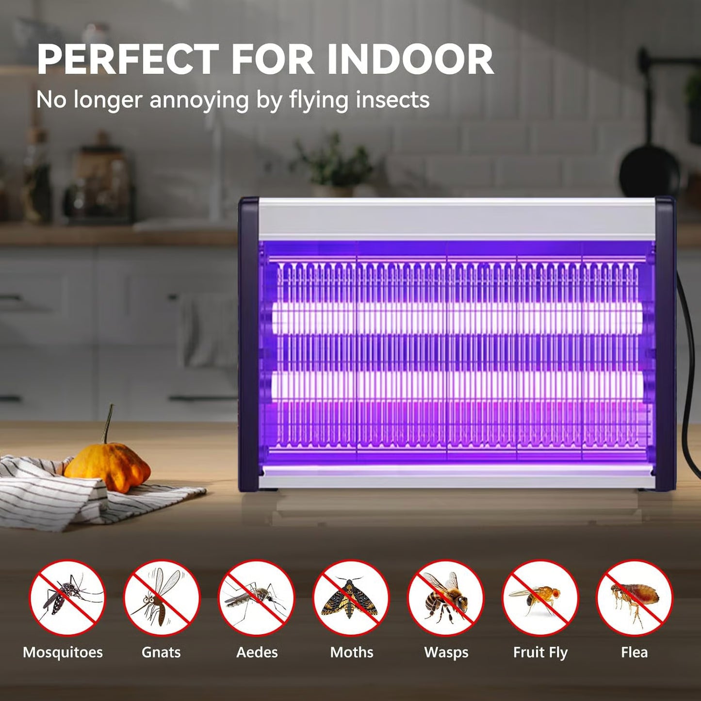 🌿 Solar-Powered Bug Zapper – The Ultimate Mosquito Solution!