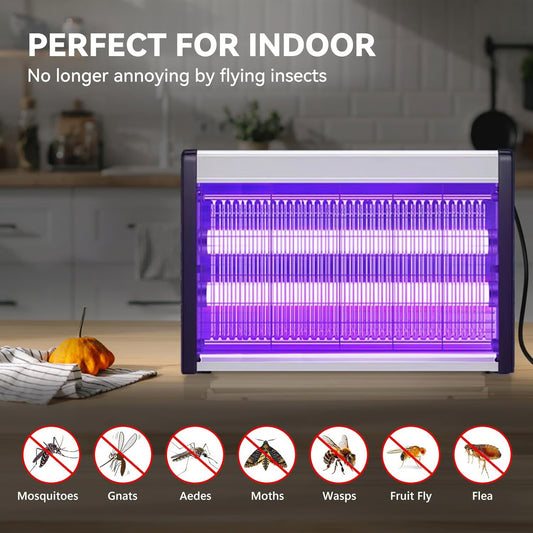 🌿 Solar-Powered Bug Zapper – The Ultimate Mosquito Solution!