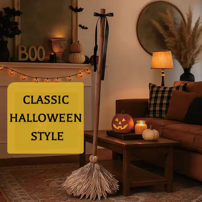 【💥Halloween Sale 49% OFF】🧙‍♀️🪄Floating Witch's Broom –Haunted Dancing Broom - LHT