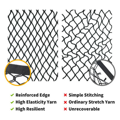 Highly Elastic Truck Bed Net – Heavy-Duty, 100% Authentic