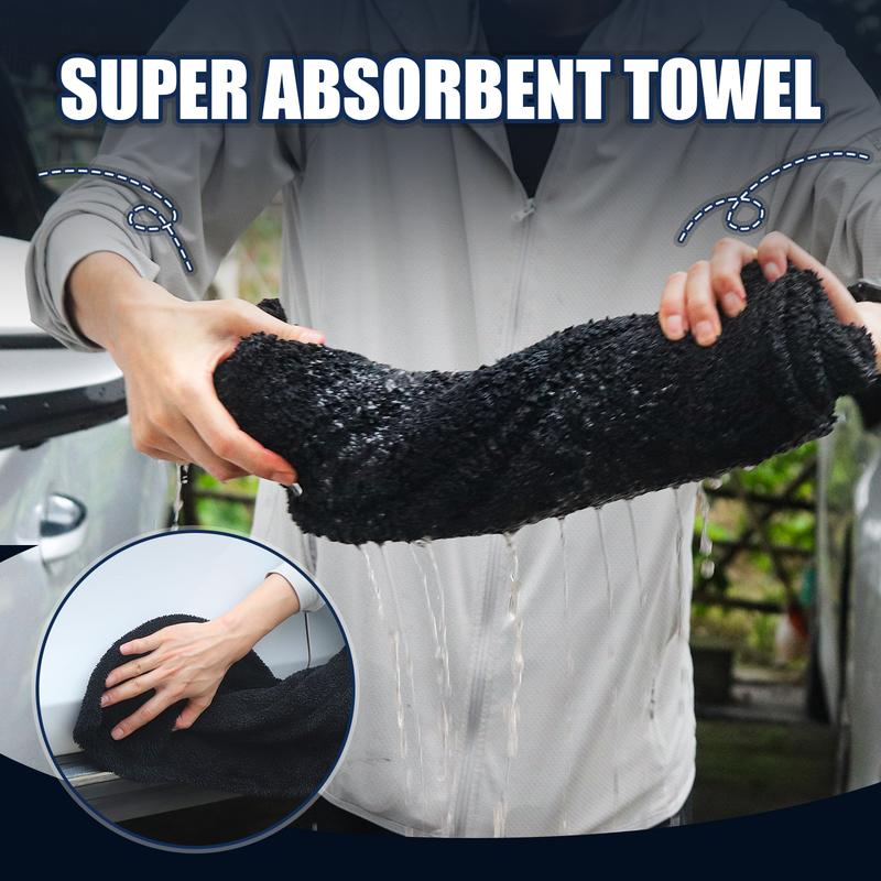 HyperDry Microfiber Car Towel – 36''x28'', 1400GSM