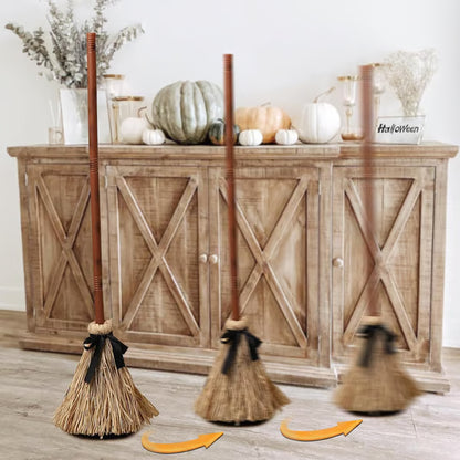 【💥Halloween Sale 49% OFF】🧙‍♀️🪄Floating Witch's Broom –Haunted Dancing Broom - LHT