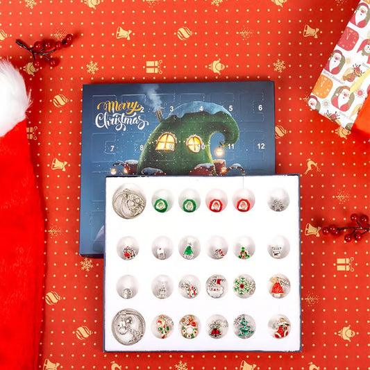 DIY 24 Days Christmas Countdown Calendar Bracelets Set - LHT