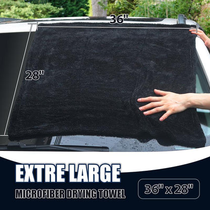 HyperDry Microfiber Car Towel – 36''x28'', 1400GSM